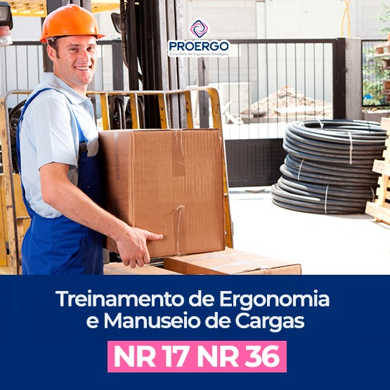 Treinamento de Ergonomia do Manuseio de Cargas NR17 NR36